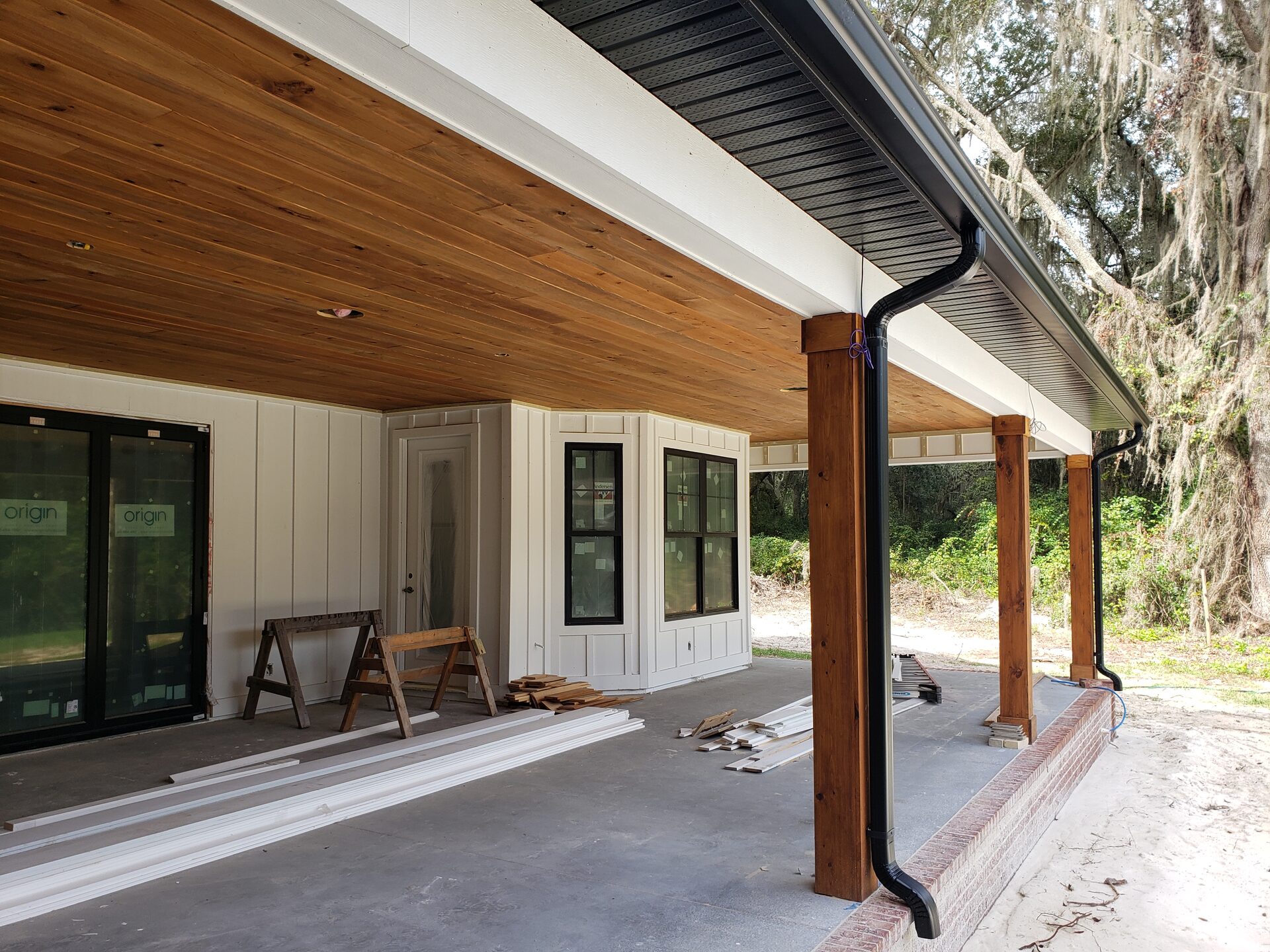 Brick Column Farmhouse — View 11